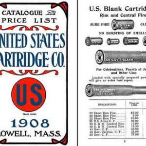 United States Cartridge Co. 1908 Catalog and Prices
