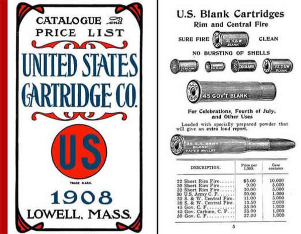 United States Cartridge Co, 1908 Catalog and Prices - GB-img-0