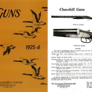 Von Lengerke & Detmold 1925-6 Gun & Sports Catalog (NY)
