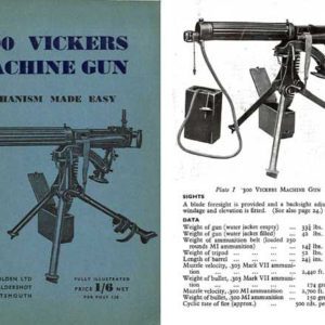 Vickers 1944 Machine Gun, .303 Manual & Mechanism