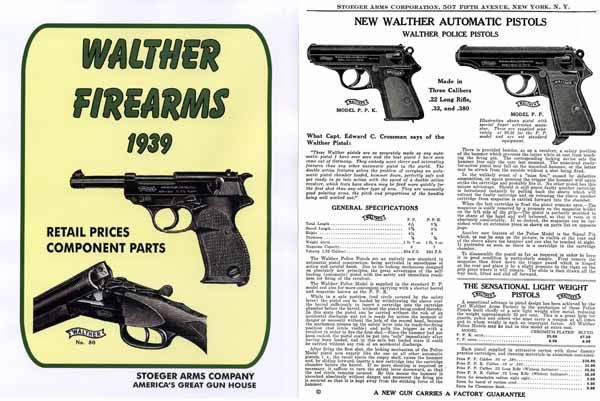 Walther Firearms 1939 Stoeger Gun Catalog - GB-img-0