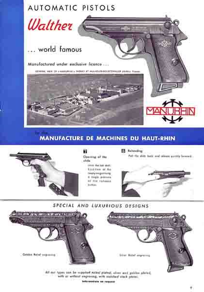Walther PP and PPK by Manurhin 1956 Manual - GB-img-0