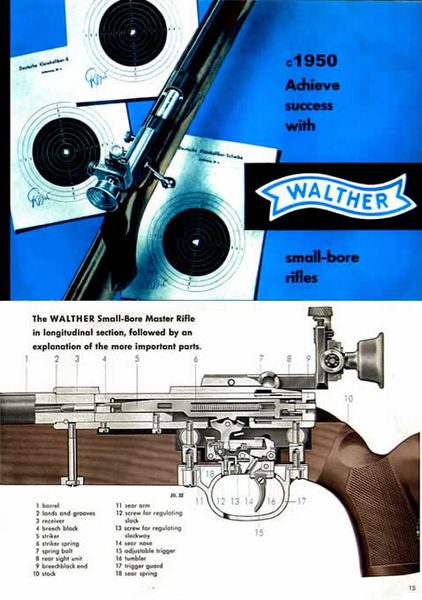 Walther Small Bore Rifle Catalog 1963  - GB-img-0