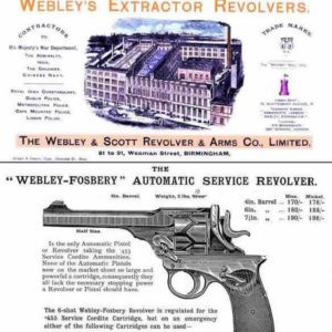 Webley & Scott 1904 Extractor Revolvers Catalog