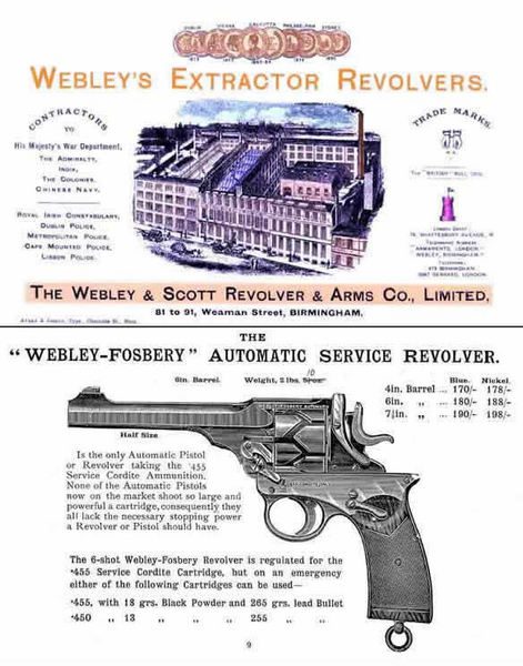 Webley & Scott 1904 Extractor Revolvers Catalog - GB-img-0