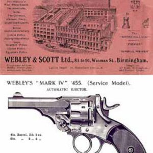 Webley & Scott 1908 Revolvers, Pistols & Air Guns Catalog