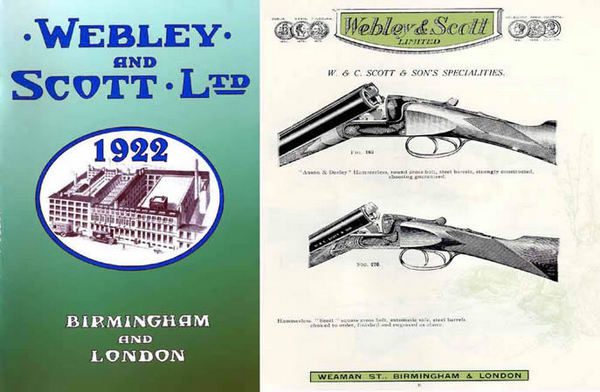 Webley & Scott 1922 Shotgun & Rifle Catalog - GB-img-0
