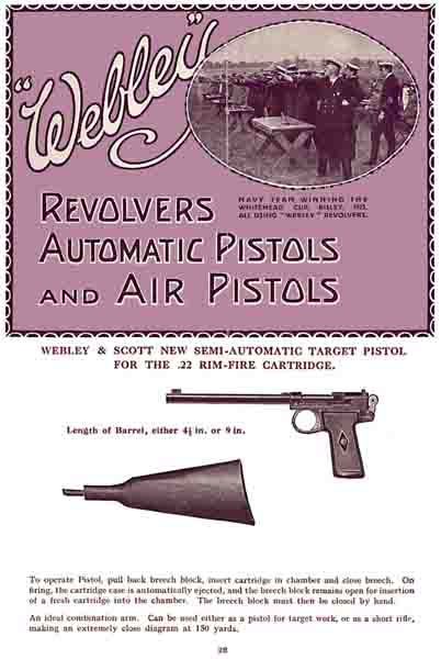 Webley & Scott 1925 Revolvers, Pistols & Air Guns Catalog - GB-img-0