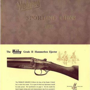 Webley & Scott 1955 Gun Catalog