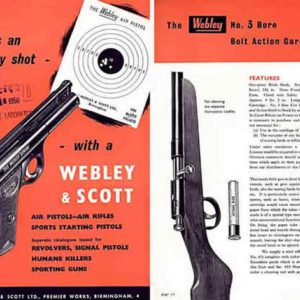 Webley & Scott 1958 Air Guns and Garden Gun Catalog