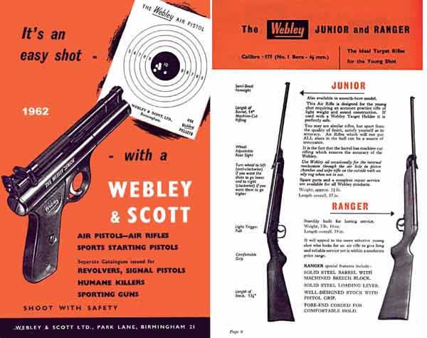 Webley & Scott 1962 Air and Shot Gun Catalog - GB-img-0