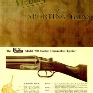 Webley & Scott 1964 Sporting Gun Catalog
