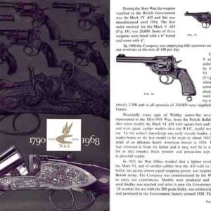 Webley & Scott 1790-1968 History and Gun Catalog