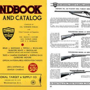 Whelen's (Col.) 1936 Circa National Target & Supply Handbook-Catalog (Wash. DC)