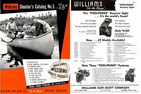 Williams 1954 Shooter's #5 Gunsight and Equipment Catalog - GB-img-0