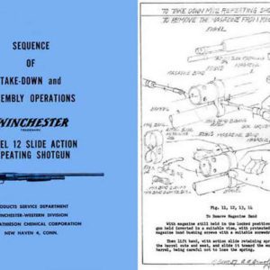 Winchester Model 12 Gunsmith Complete Takedown Manual
