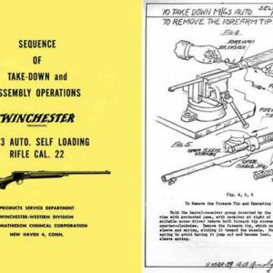 Winchester Model 63 Complete Takedown Manual