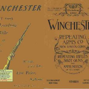 Winchester 1905 Oct Rifle, Shotgun & Ammunition Catalog no 72