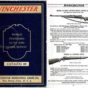 Winchester 1934 (No. 89) Gun Catalog