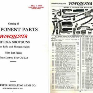 Winchester 1934 Gun Component Parts and Sights Catalog