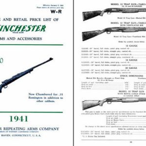 Winchester 1941 Rifle & Shotgun Catalog- January