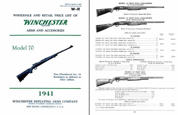 Winchester 1941 Rifle & Shotgun Catalog- January - GB-img-0