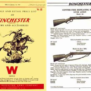 Winchester 1948 Price List Catalog