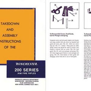 Winchester Model 200 Series Complete Takedown Manual