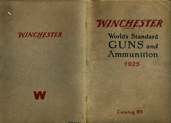 Winchester 1925 Rifles & Shotguns Catalog - GB-img-0