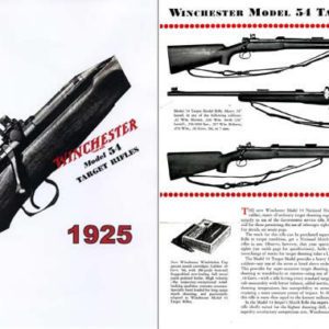 Winchester 1925 - The New Model 54 Big Bore Target Rifle