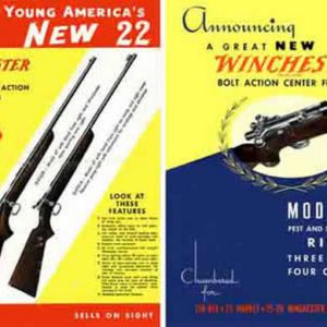 Winchester 1949 circa Models 43 & 47 Announcement Flyers
