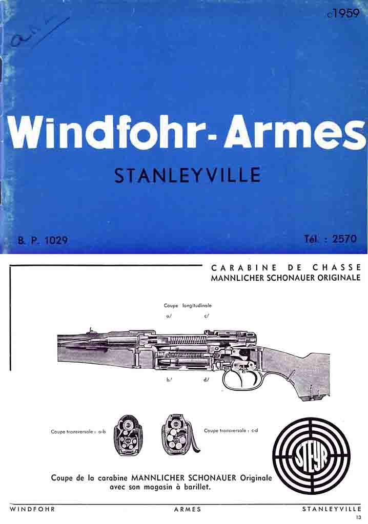 Windfohr-Armes, (Stanleyville, Belgian Congo) 1959  - GB-img-0