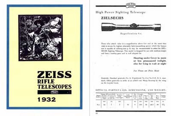 Zeiss (Ger) Rifle Telescopes 1932 - GB-img-0