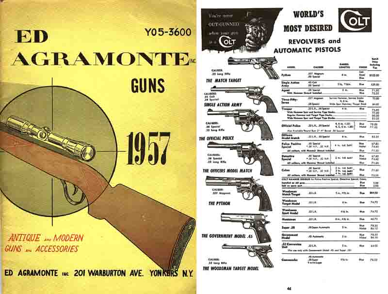 Ed Agramonte Guns 1957 Catalog (Yonkers, NY) - GB-img-0