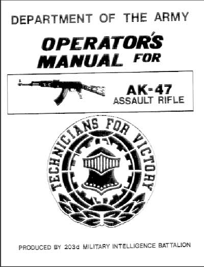 AK-47 Operator's Manual, Department of the Army - GB-img-0
