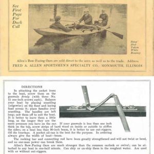 Fred Allen 1920 Circa Sportsmen's (Bird Calls) Catalog-Monmouth, Illinois