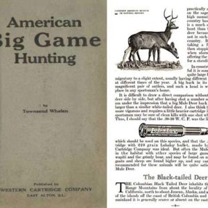 Western Cartridge Co. - American Big Game Hunting - 1925