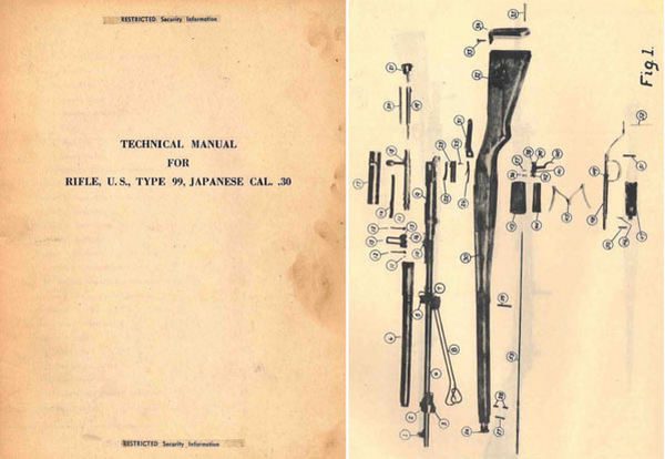 Arisaka c1943 Japanese Rifle Type 99 Manual (US Text) - GB-img-0