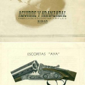 AYA 1947 Aguirre y Aranzabal Gun Catalog-Eibar, Spain