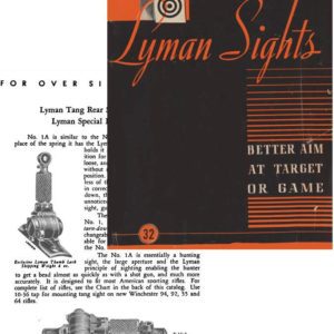 Lyman 1947 circa Sights No. 32