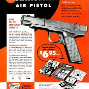 Marksman 1957 circa Air Pistol Flyer