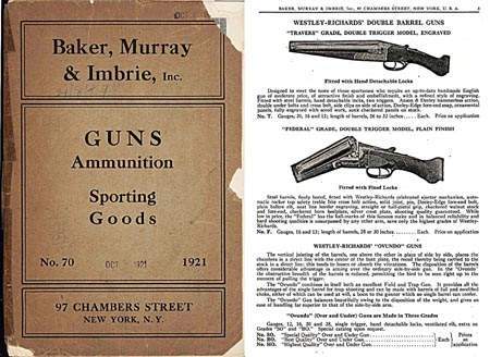 Baker, Murray & Imbrie 1921 Guns Catalog, New York, NY - GB-img-0