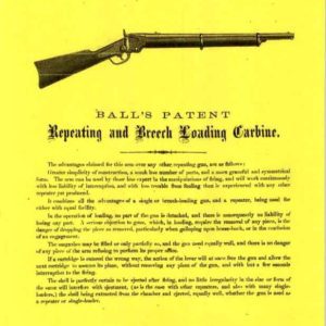 Ball's Patent Carbine Flyer 1865 Manual
