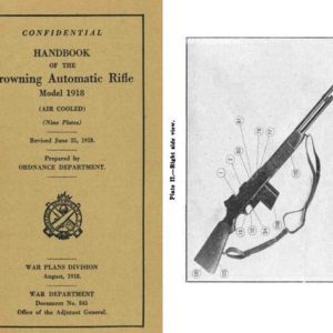 Browning 1918 BAR Automatic Rifle Handbook (Revised)- Manual