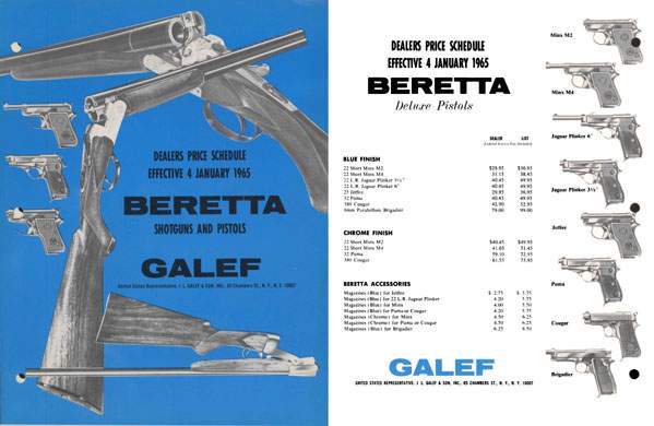 Beretta 1965 Shotguns and Pistols- Galef, US Dist. - GB-img-0