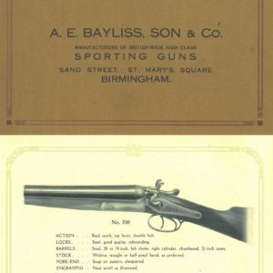 Bayliss, A. E. - 1924 Sporting Guns Catalog