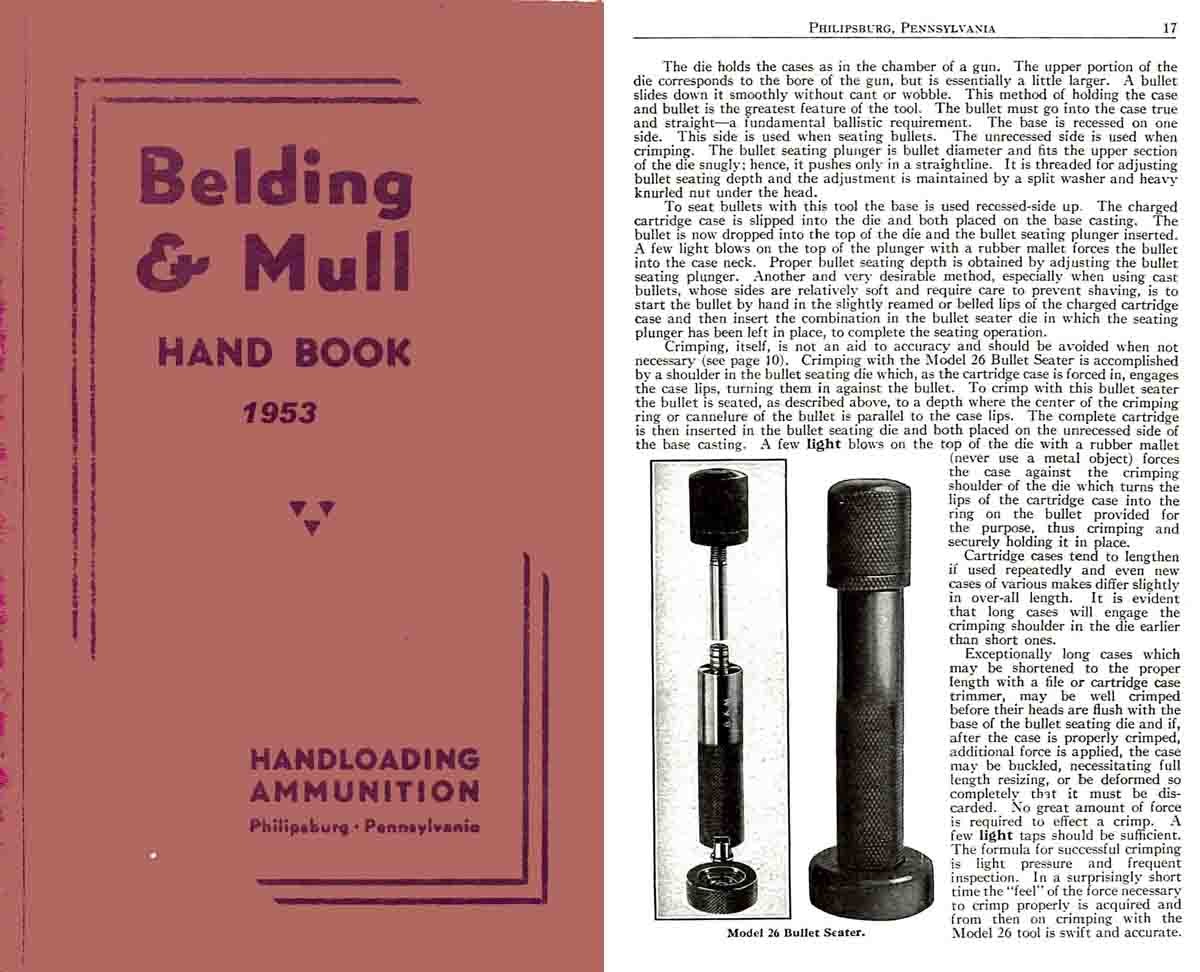 Belding & Mull 1953 Reloading Catalog - GB-img-0