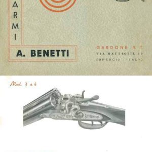 Armi A. Benetti 1965 Circa Gun Catalog, Brescia, Italy
