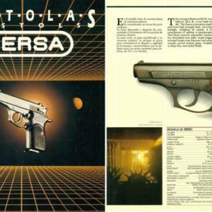 Bersa Pistols - 1988 Pistolas Gun Catalog- English and Spanish