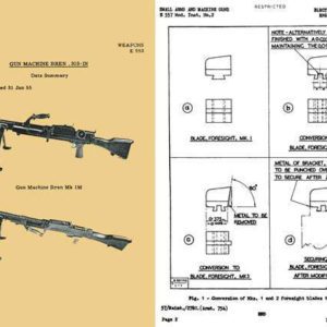 Bren 1955 .303 Light Machine Gun Armourer's Manual (Canadian)